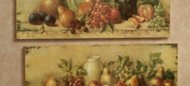 Реализация идей панно для кухни и что для этого нужно