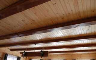 Обшивка потолка вагонкой своими руками