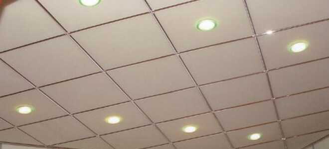 Кассетный потолок для ванной комнаты