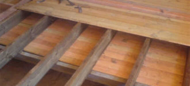 Черновой пол в деревянном доме своими руками