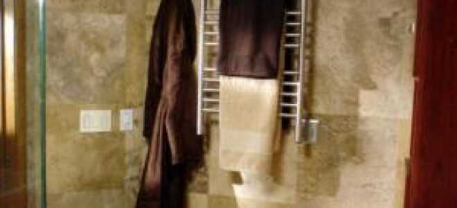 Выбор и способы монтажа полотенцесушителя в ванной