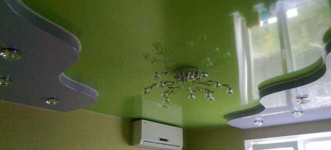 Натяжной потолок двухуровневый своими руками