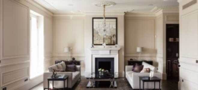 Эксклюзивный дизайн с молдингами в интерьере – успех стиля