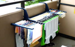 Выбор настенной сушилки для белья на балкон