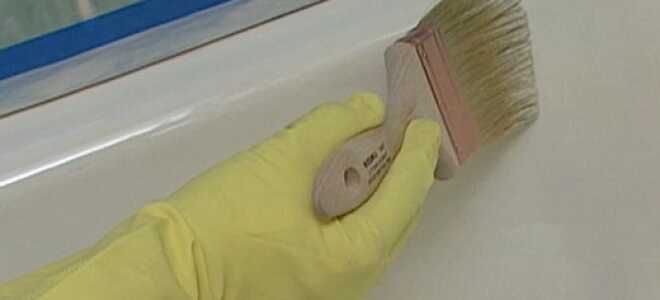 Реставрация ванны эмалью