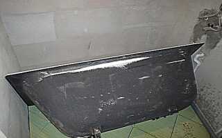 Монтаж чугунной ванны – этапы работ