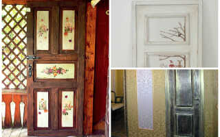 Как отреставрировать старую дверь своими руками