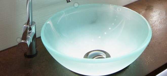 Раковины из стекла – обзор, какие бывают