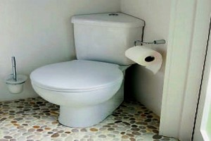 Унитаз углового вида