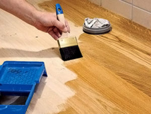 Кисточка - покраска пола