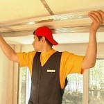 Установка подвесного потолка из гипсокартона